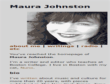 Tablet Screenshot of maura.com